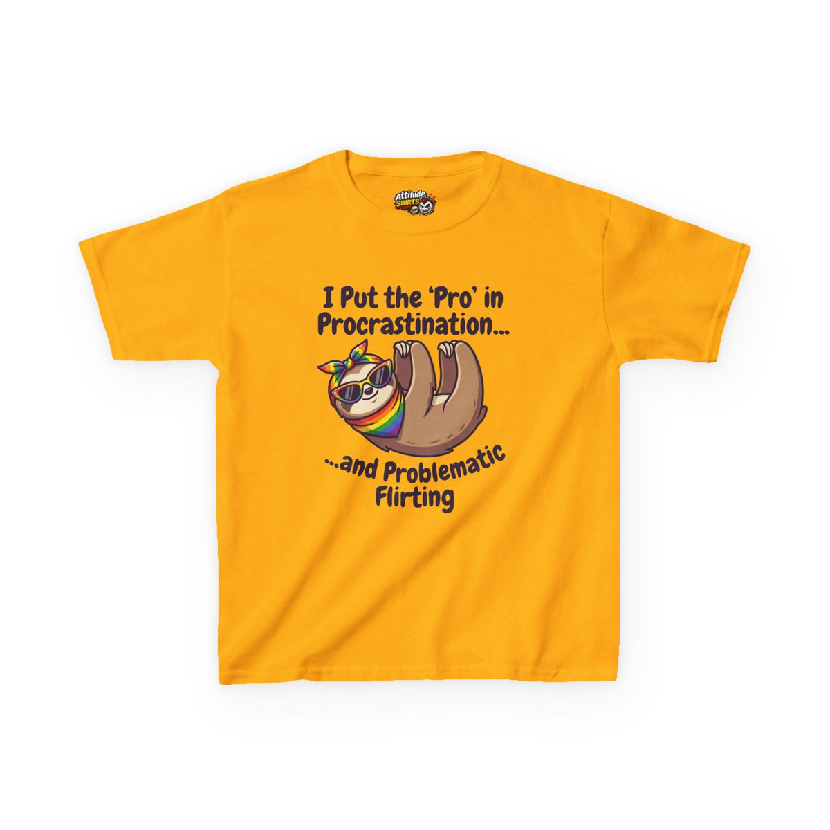 Pro in Problematic Flirting Kids Tee