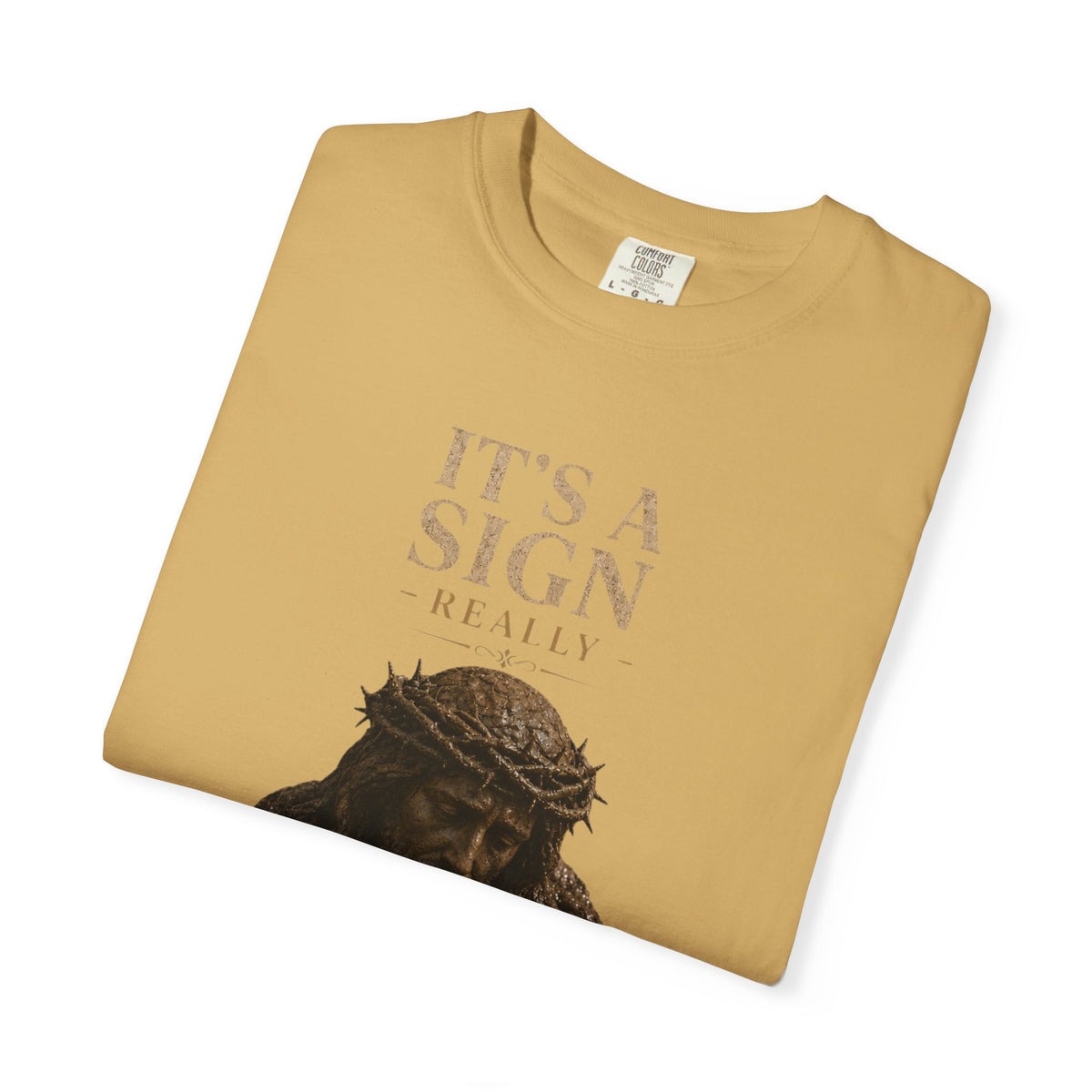 "Good Book Series It's a Sign - Really" Unisex Garment-Dyed Tee