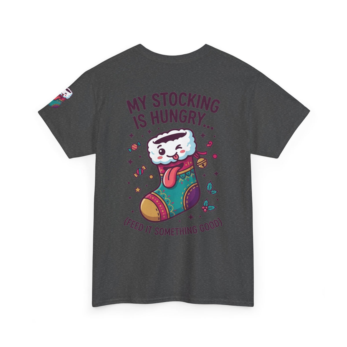 "My Stocking Is Hungry" Premium Graphic Tee