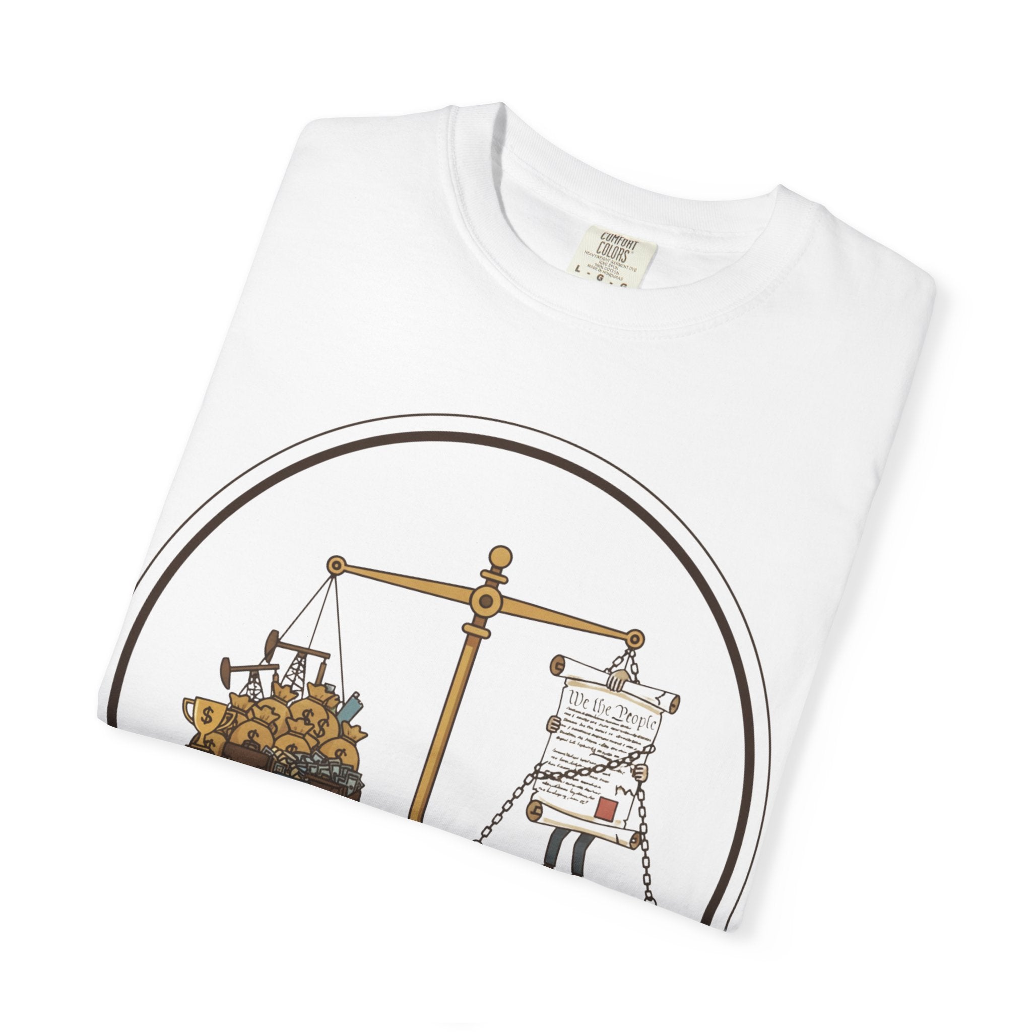 "The Economic Balance" Unisex Garment-Dyed T-shirt