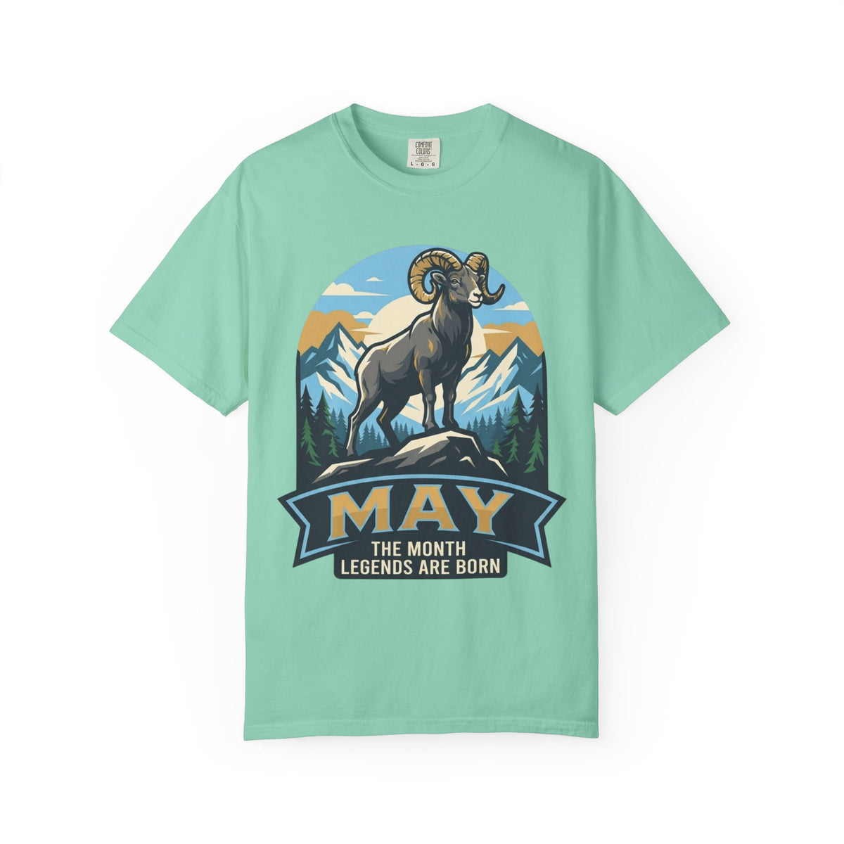 Color: Island Reef | May Legend Unisex Garment-Dyed Tee