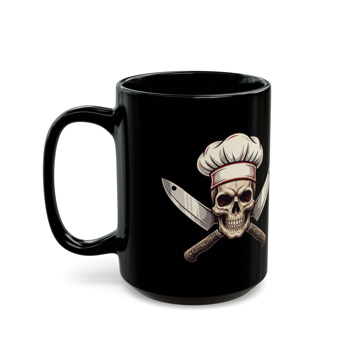 "Hell's Kitchen Literally" Black Ceramic Mug — Graphic