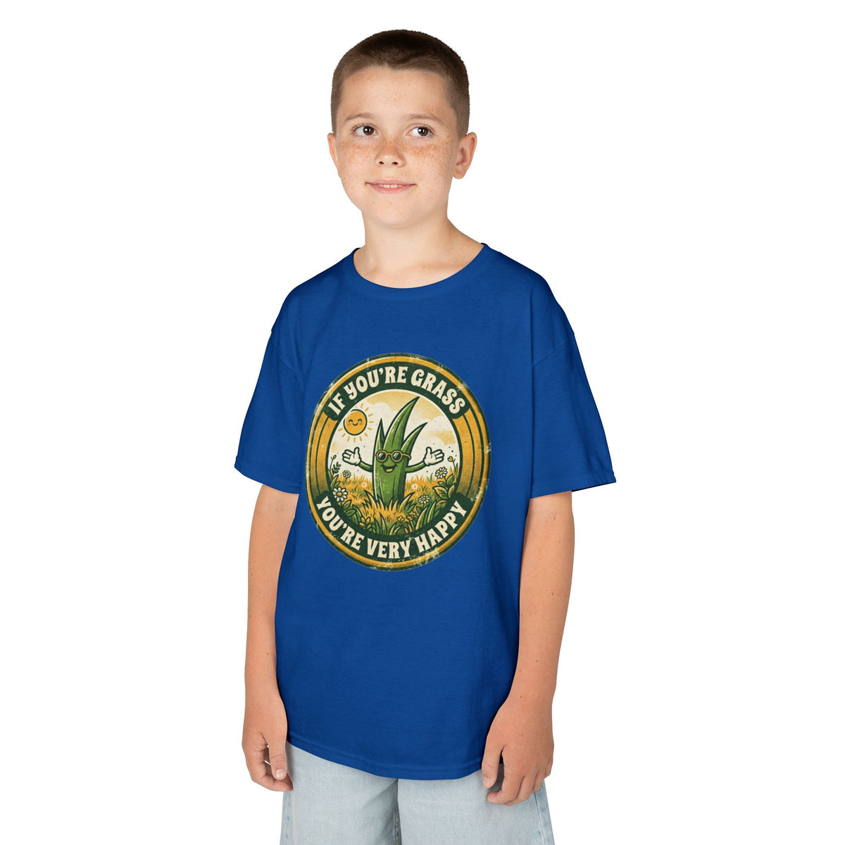 "If You're Grass You're Very Happy" Kids Tee