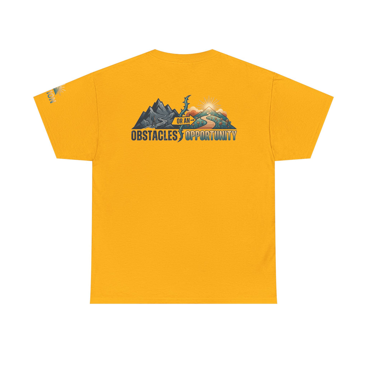 Color: Gold | Obstacle Or An Opportunity Premium Graphic Tee