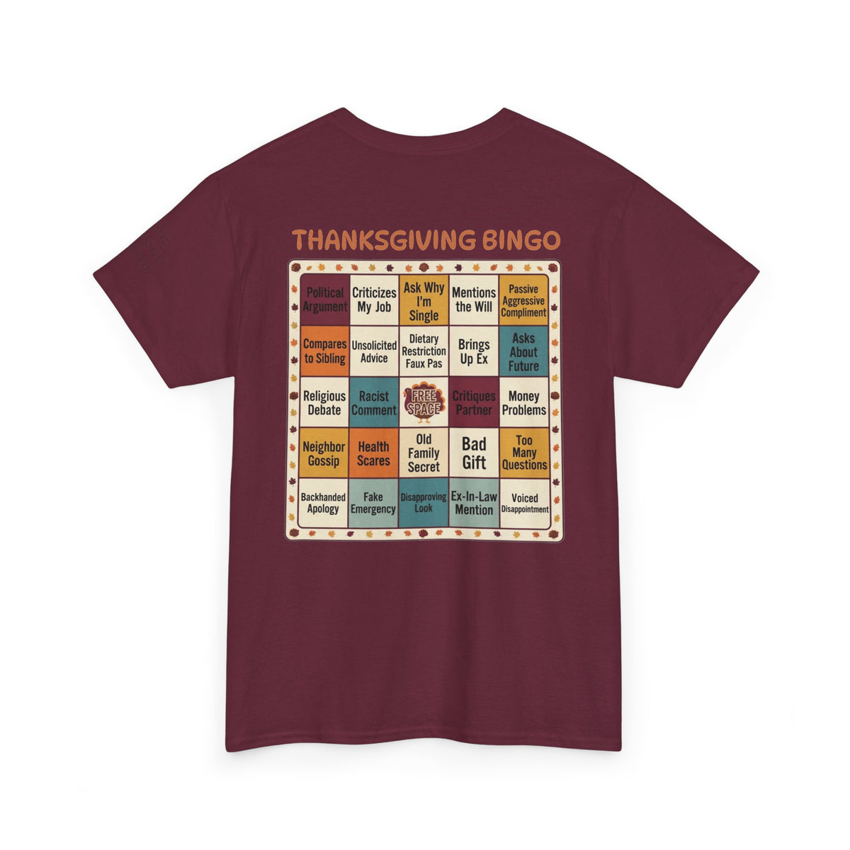 Thankgiving Bingo Premium Graphic Tee
