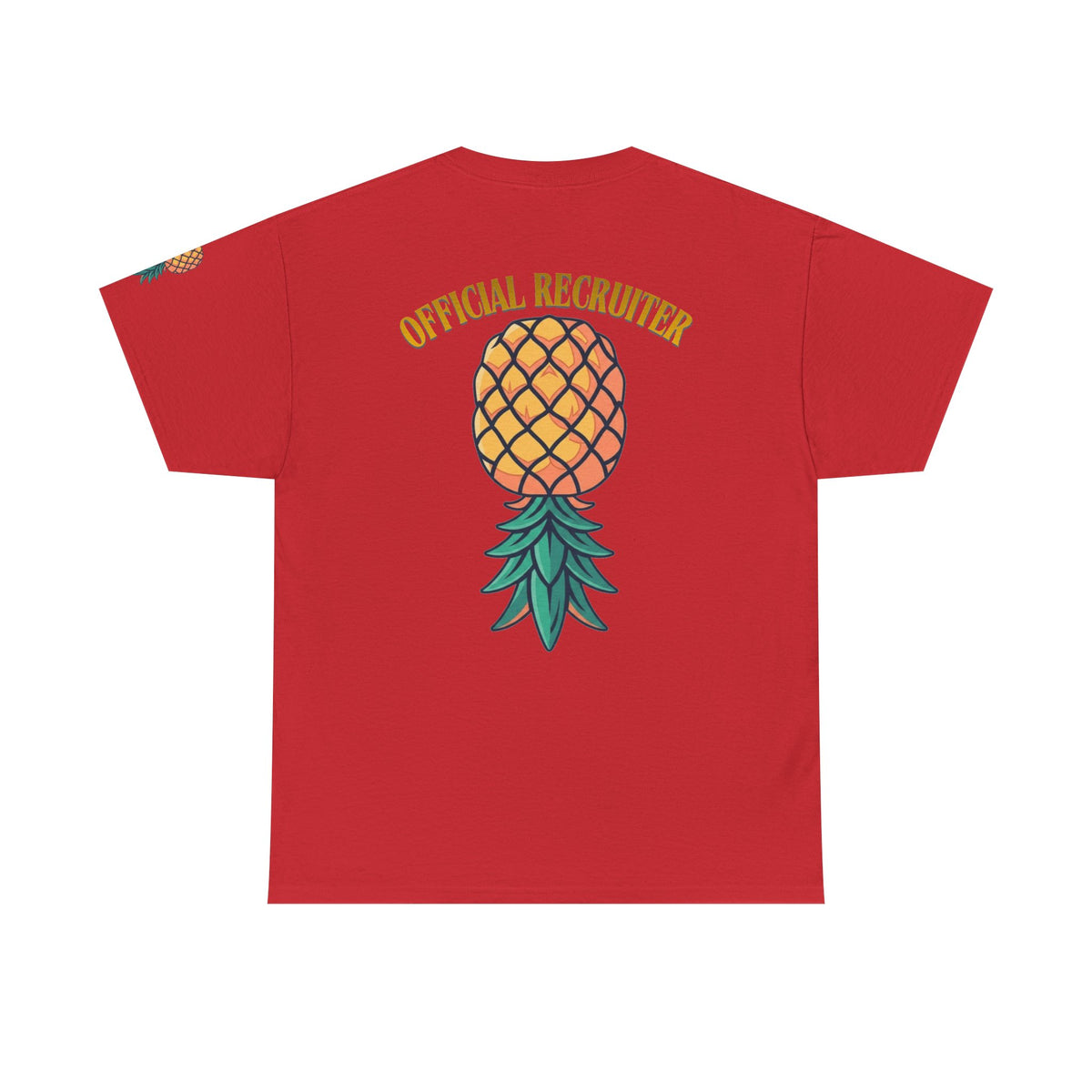 Color: Red | Official Recruiter Premium Graphic Tee
