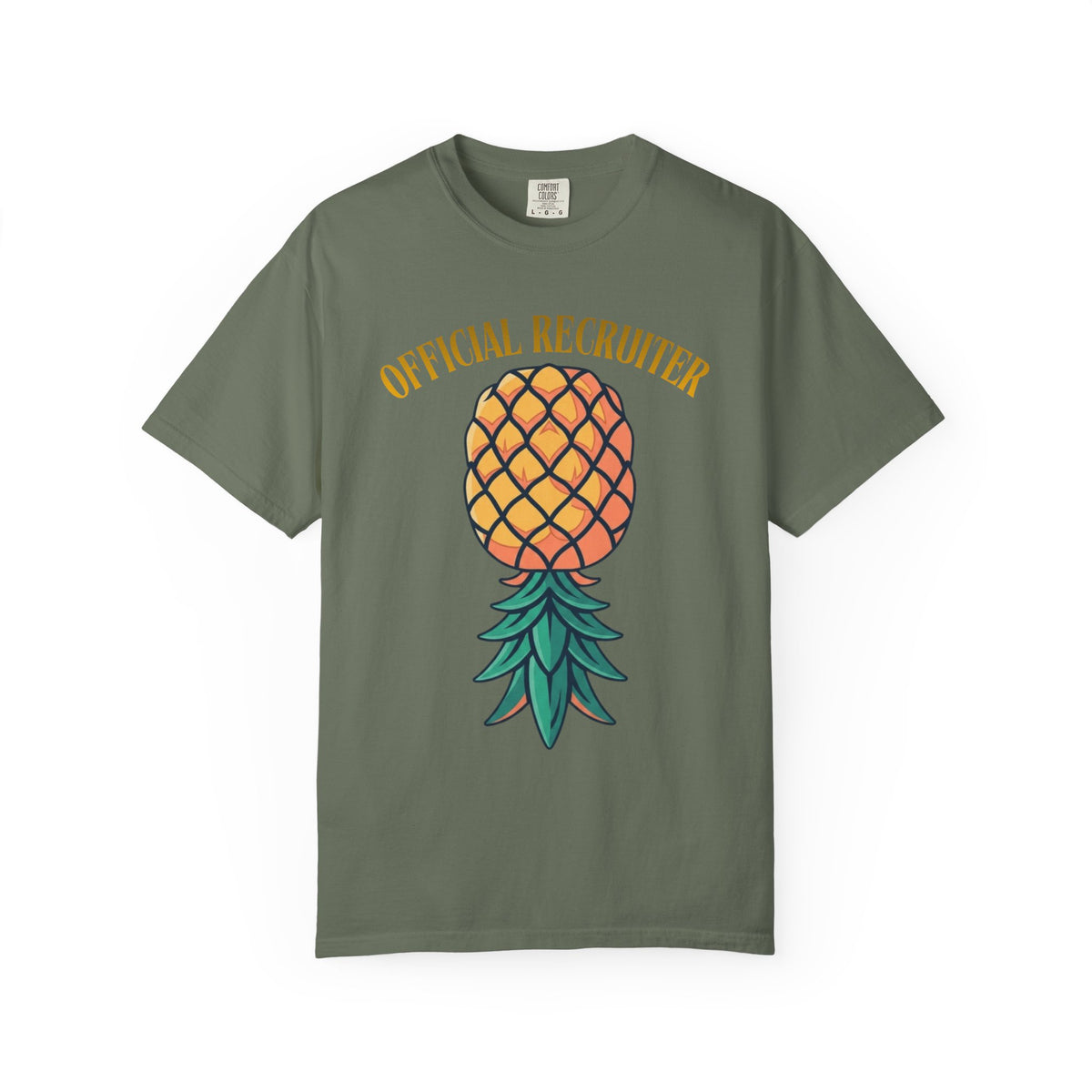 Color: Moss | Official Recruiter Unisex Garment-Dyed Tee