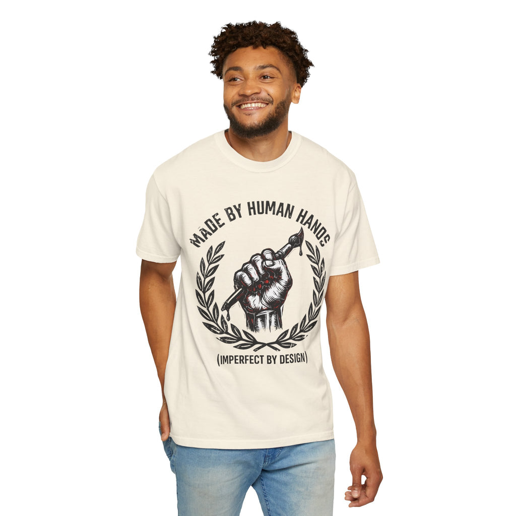 "Imperfect By Design" Unisex Garment-Dyed T-shirt