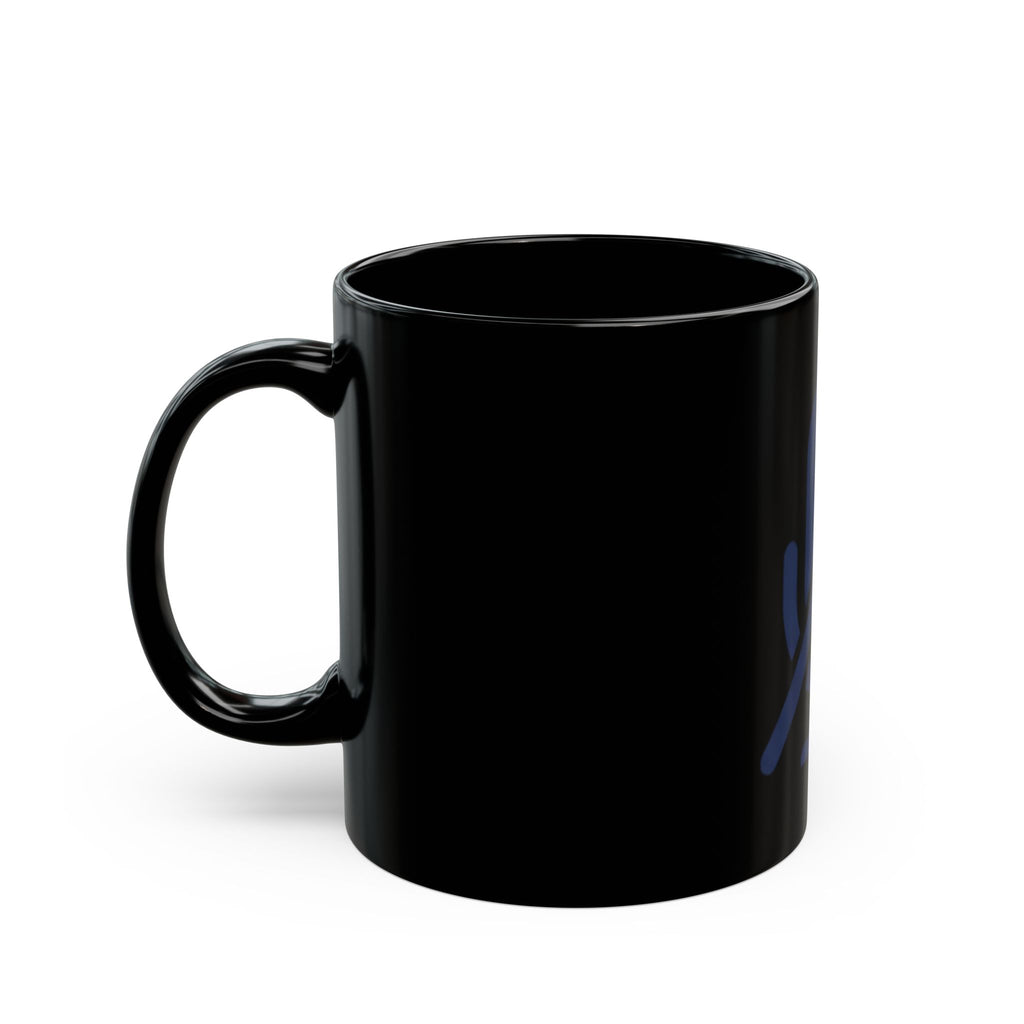 "I'm Sorry I Was On Mute" Black Ceramic Mug — Graphic