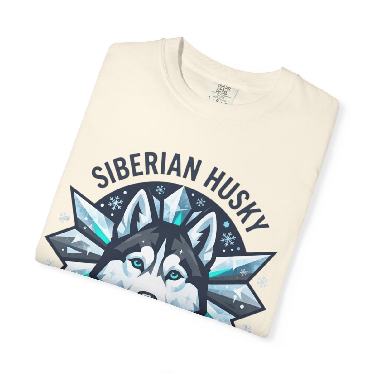 "Siberian Husky Loyal & Free" Unisex Garment-Dyed Tee