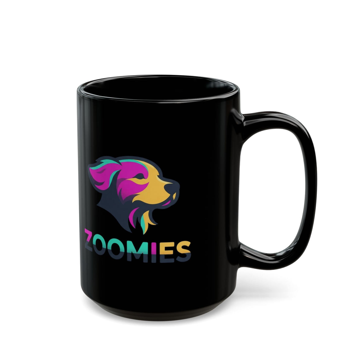 "Professional Zoomie Expert" Black Ceramic Mug — Graphic
