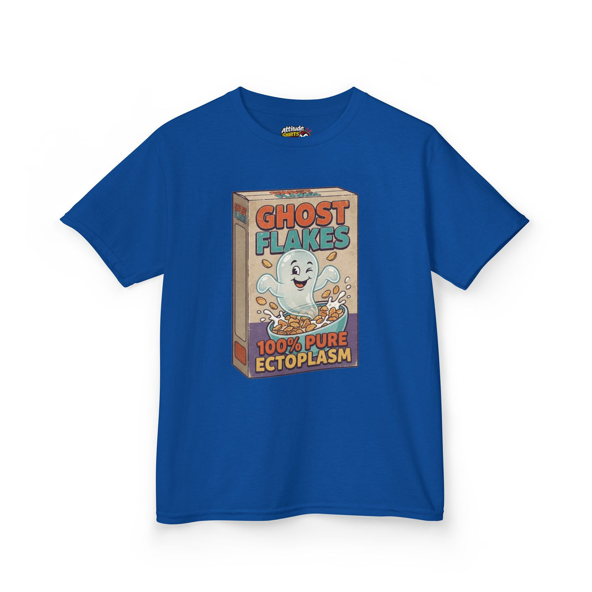 Color: Royal | Ghost Flakes Kids Tee