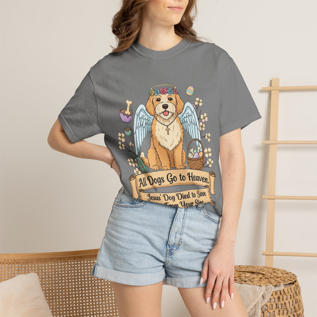 Heaven's Got a Paw Patrol | Garment-Dyed Tee — AttitudeShirts