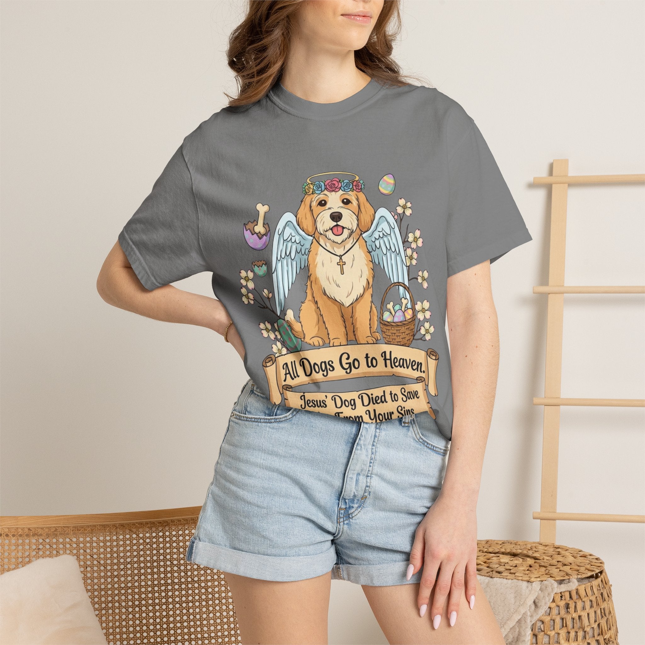 Heaven's Got a Paw Patrol | Garment-Dyed Tee — AttitudeShirts