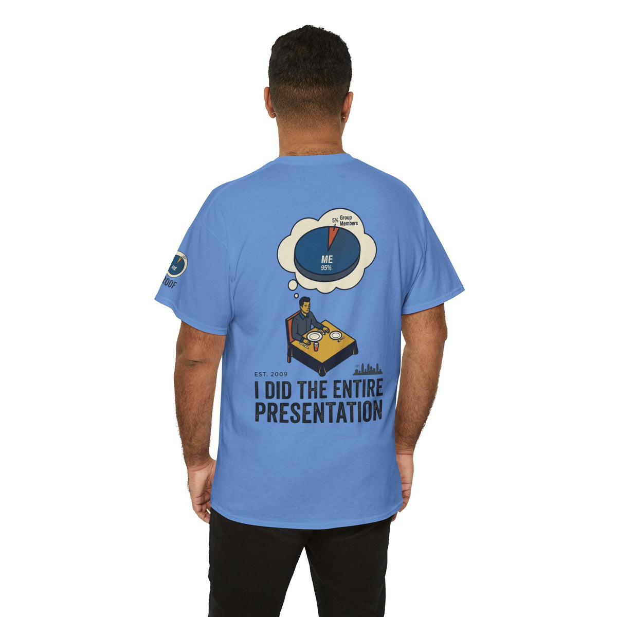 Color: Carolina Blue | I Did the Presentation Premium Graphic Tee