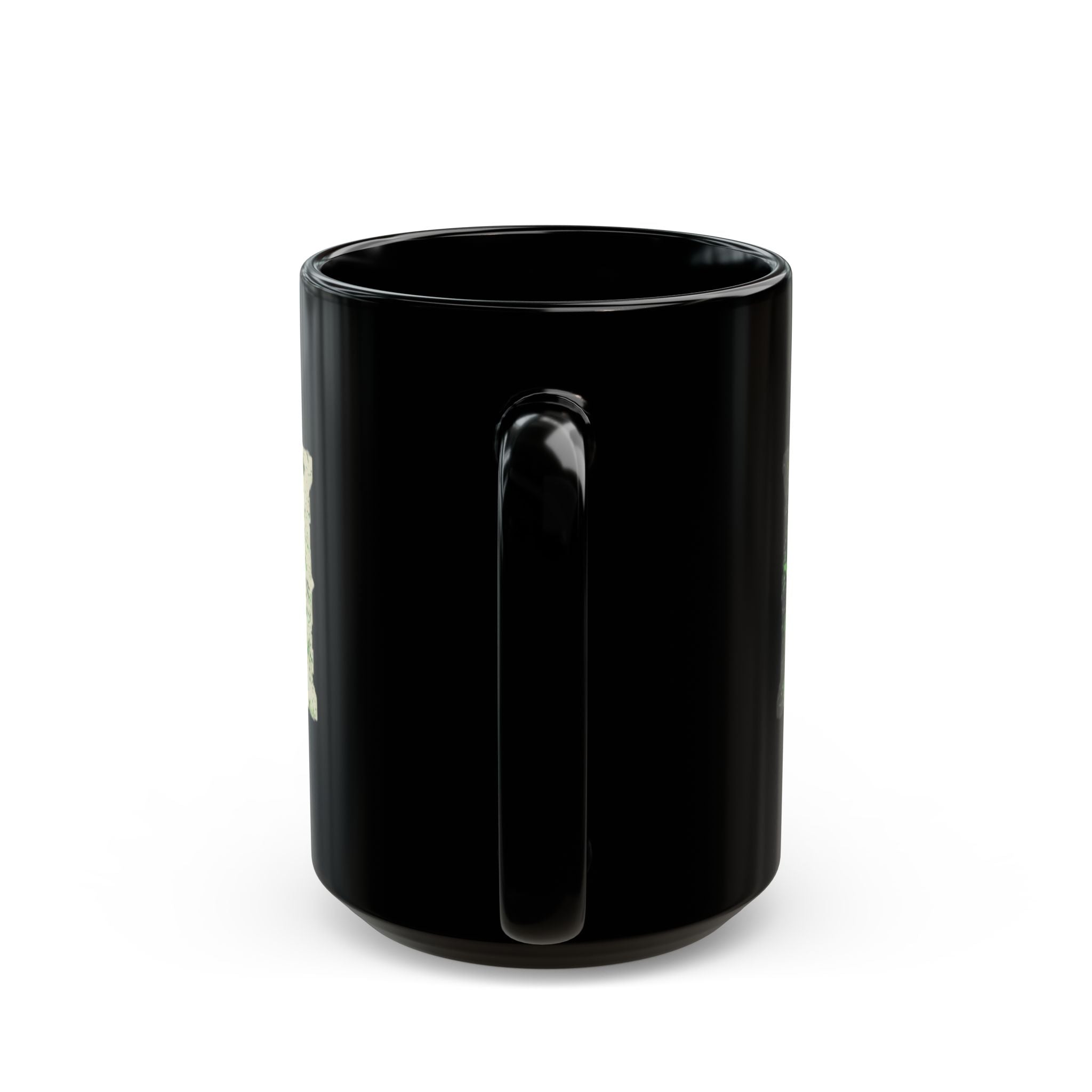 "Choose to Laugh" Black Ceramic Mug — Graphic