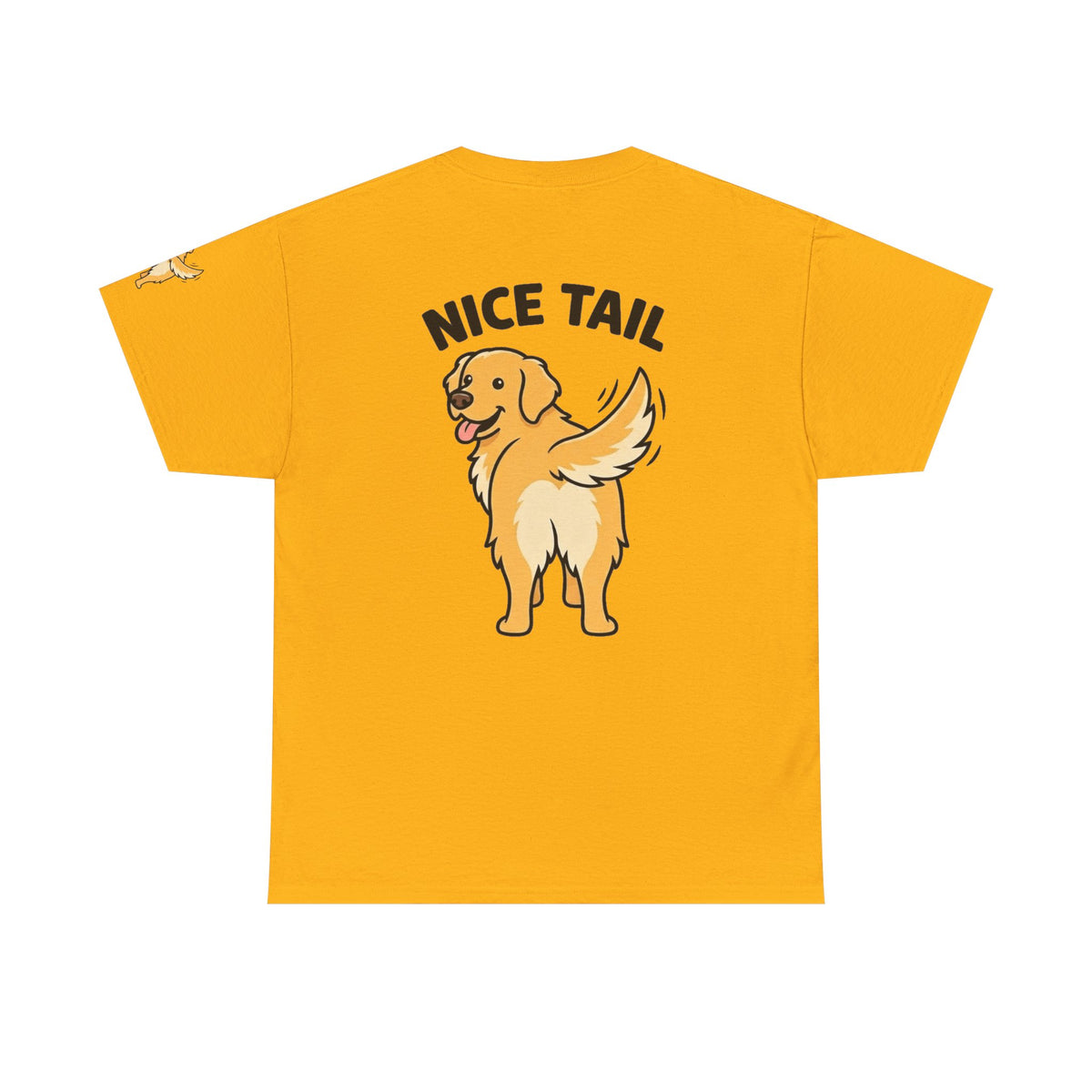 Color: Gold | Nice Tail Premium Graphic Tee