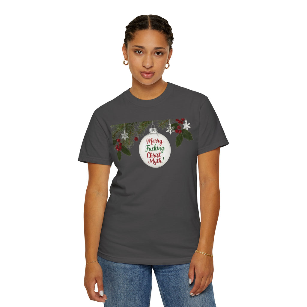 "MF Christ Myth" Unisex Garment-Dyed T-shirt