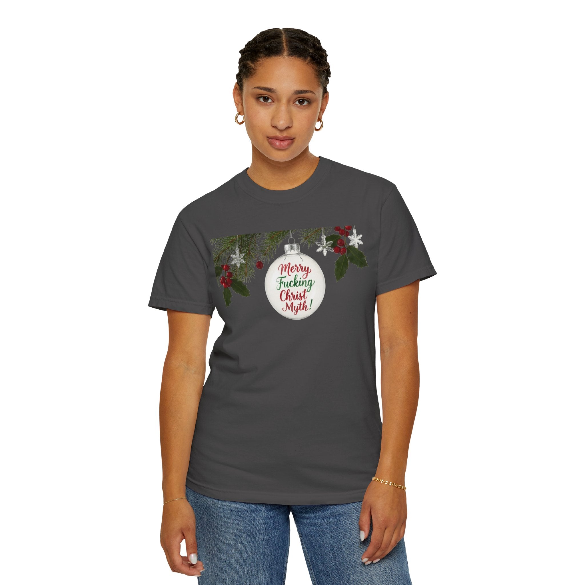"MF Christ Myth" Unisex Garment-Dyed T-shirt