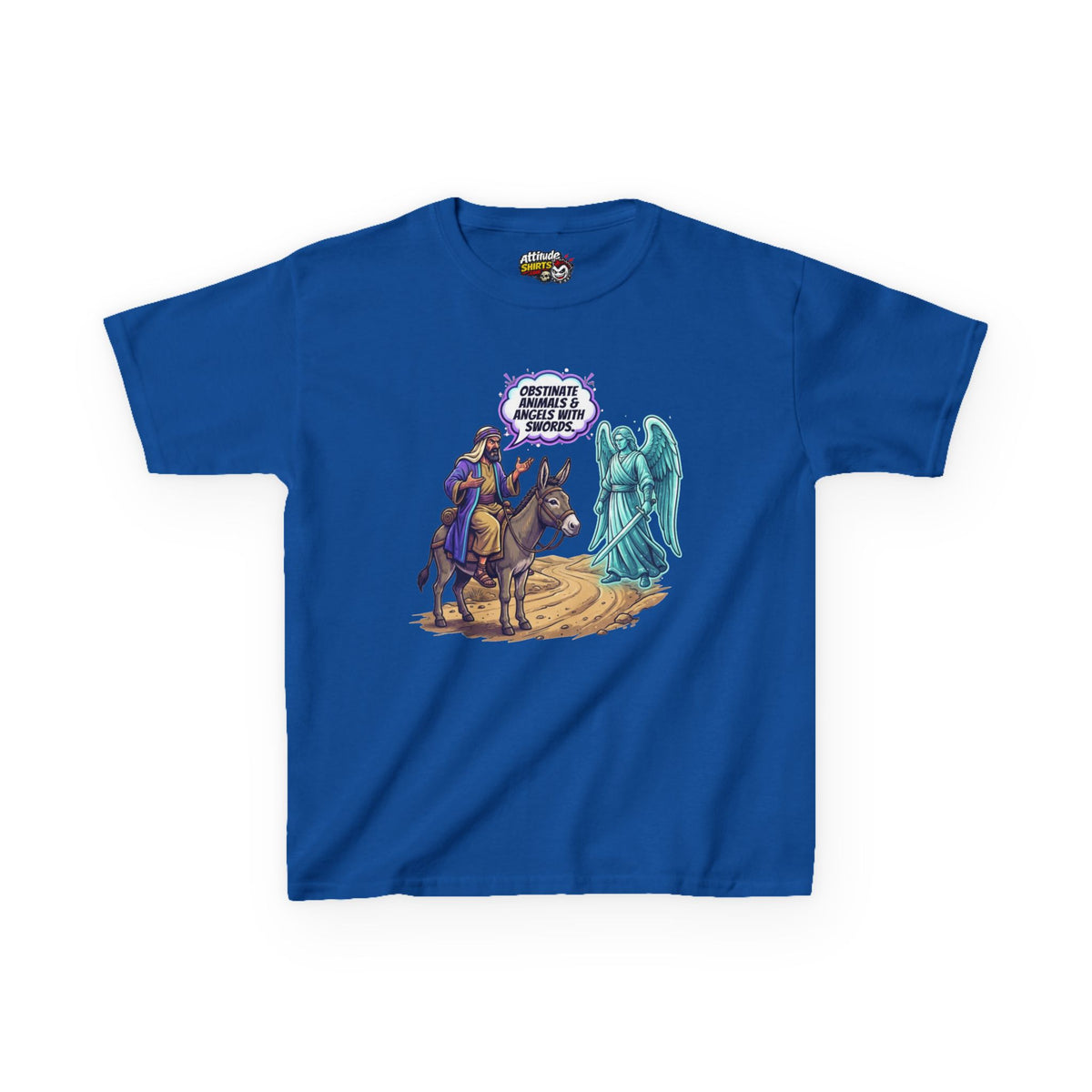Good Book Series Obstinate Animals & Angels With Swords Kids Tee