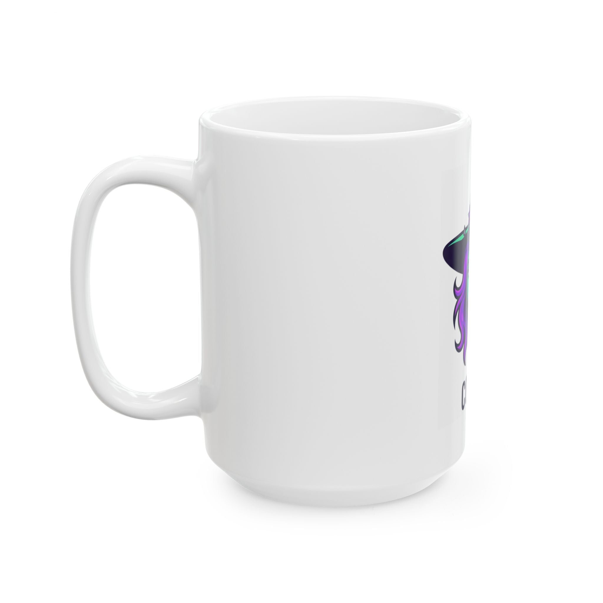 "Witch Better Have My Coffee" White Ceramic Mug — Graphic