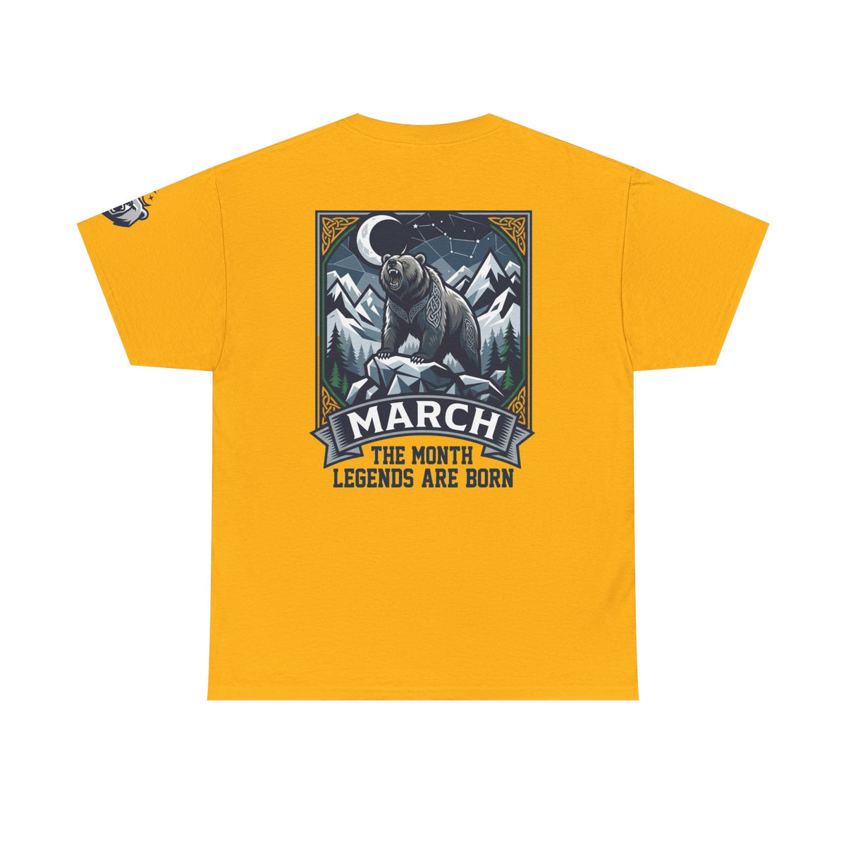 Color: Gold | March Legend Premium Graphic Tee