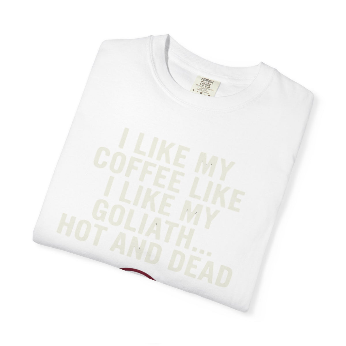 Good Book Series Coffee Hot and Dead Unisex Garment-Dyed Tee