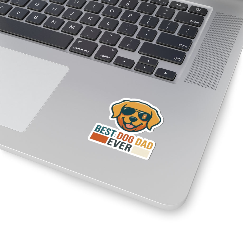 "Best Dog Dad" Sticker