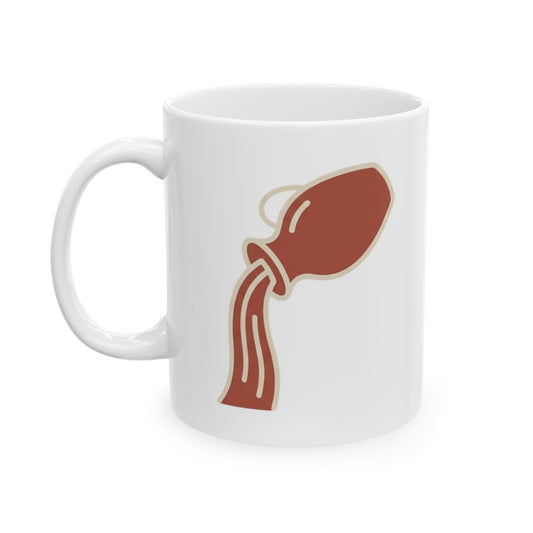 "Good Book Series Lot's Daughters" White Ceramic Mug — Graphic