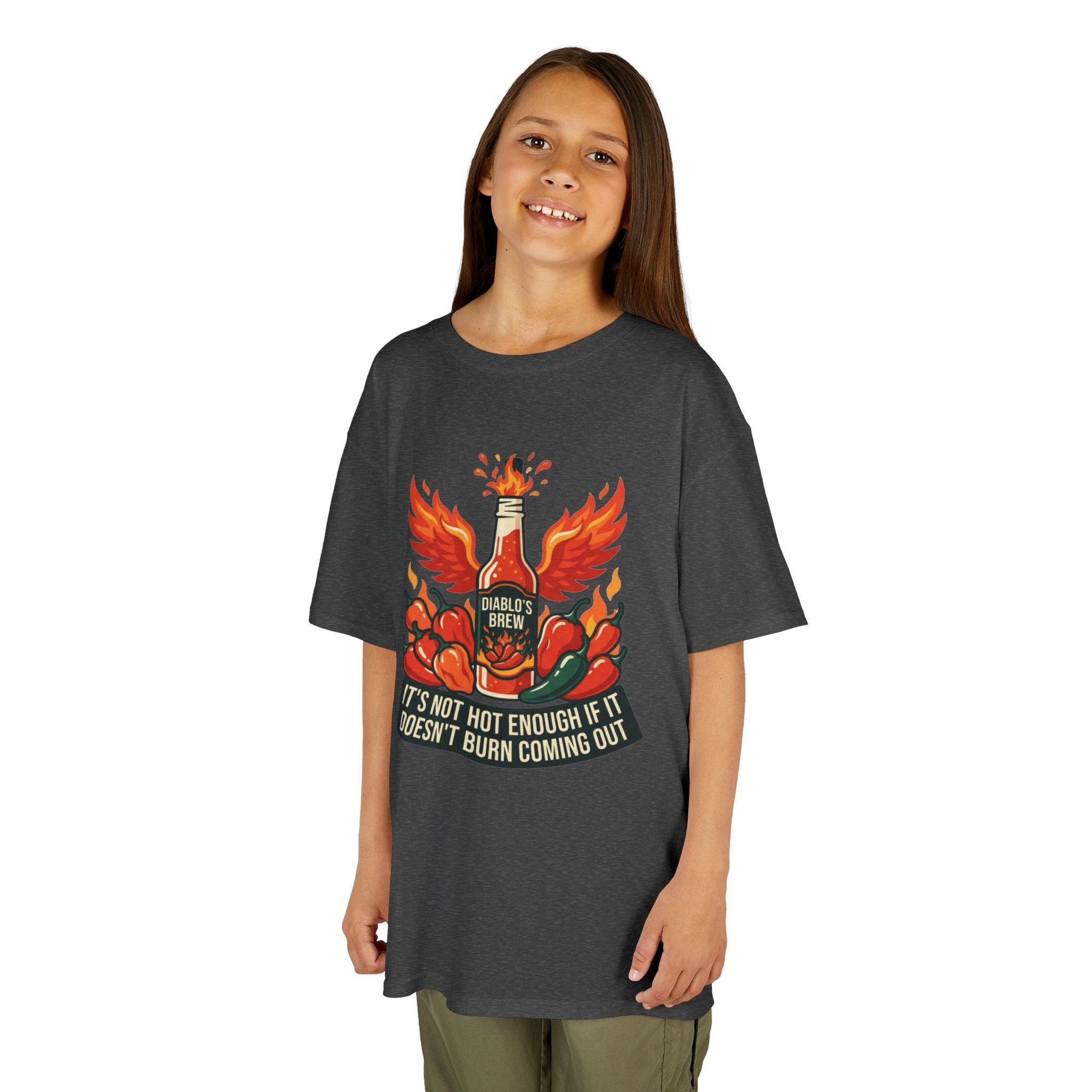 "Burns Coming Out" Kids Tee