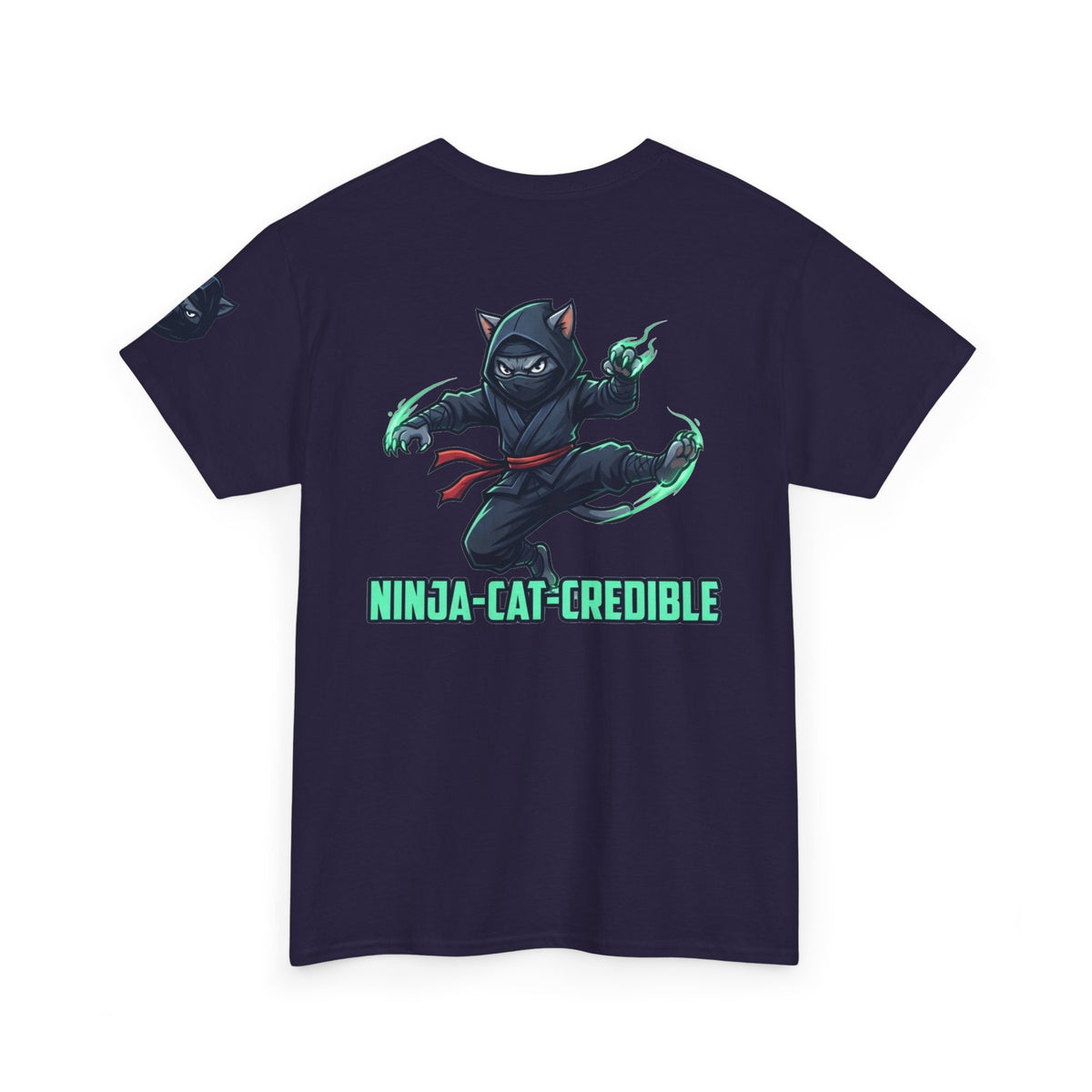 "Ninja Cat Credible" Premium Graphic Tee