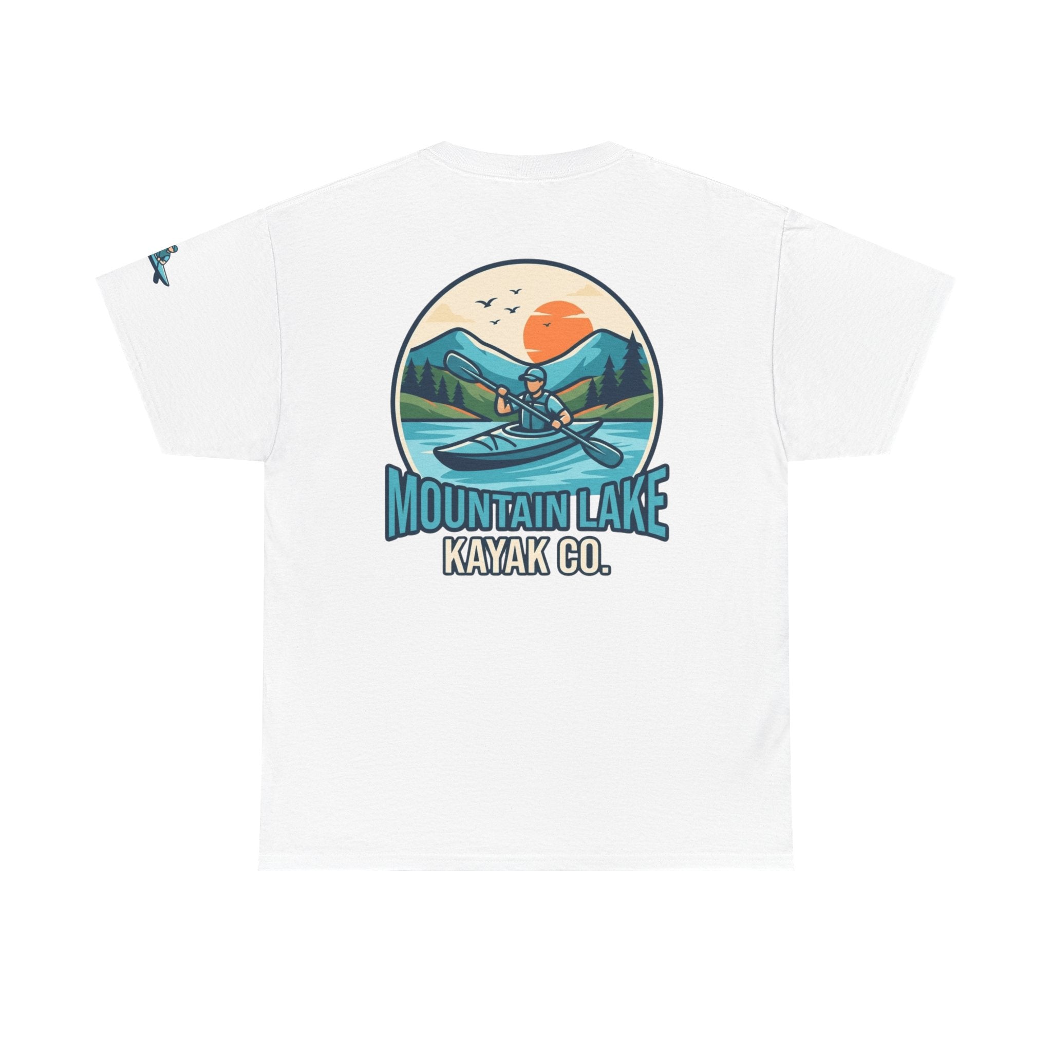 "Mountain Lake Kayak" Premium Graphic Tee