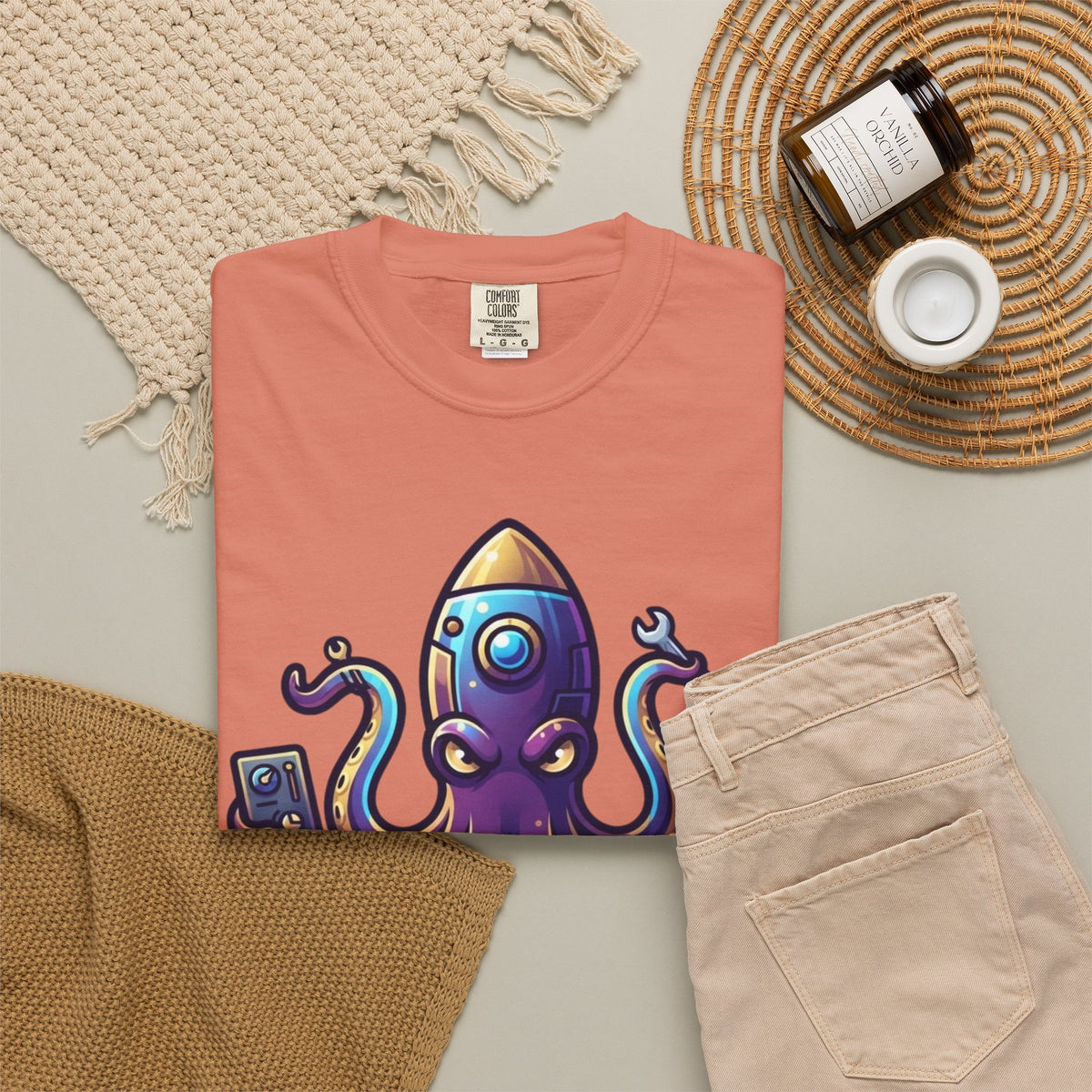 "Octo Credible" Unisex Garment-Dyed Tee