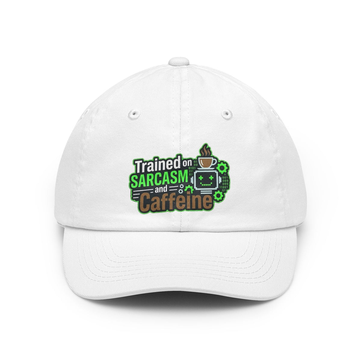 Color: White | Sarcasm Training Graduate | Dad Hat — AttitudeShirts