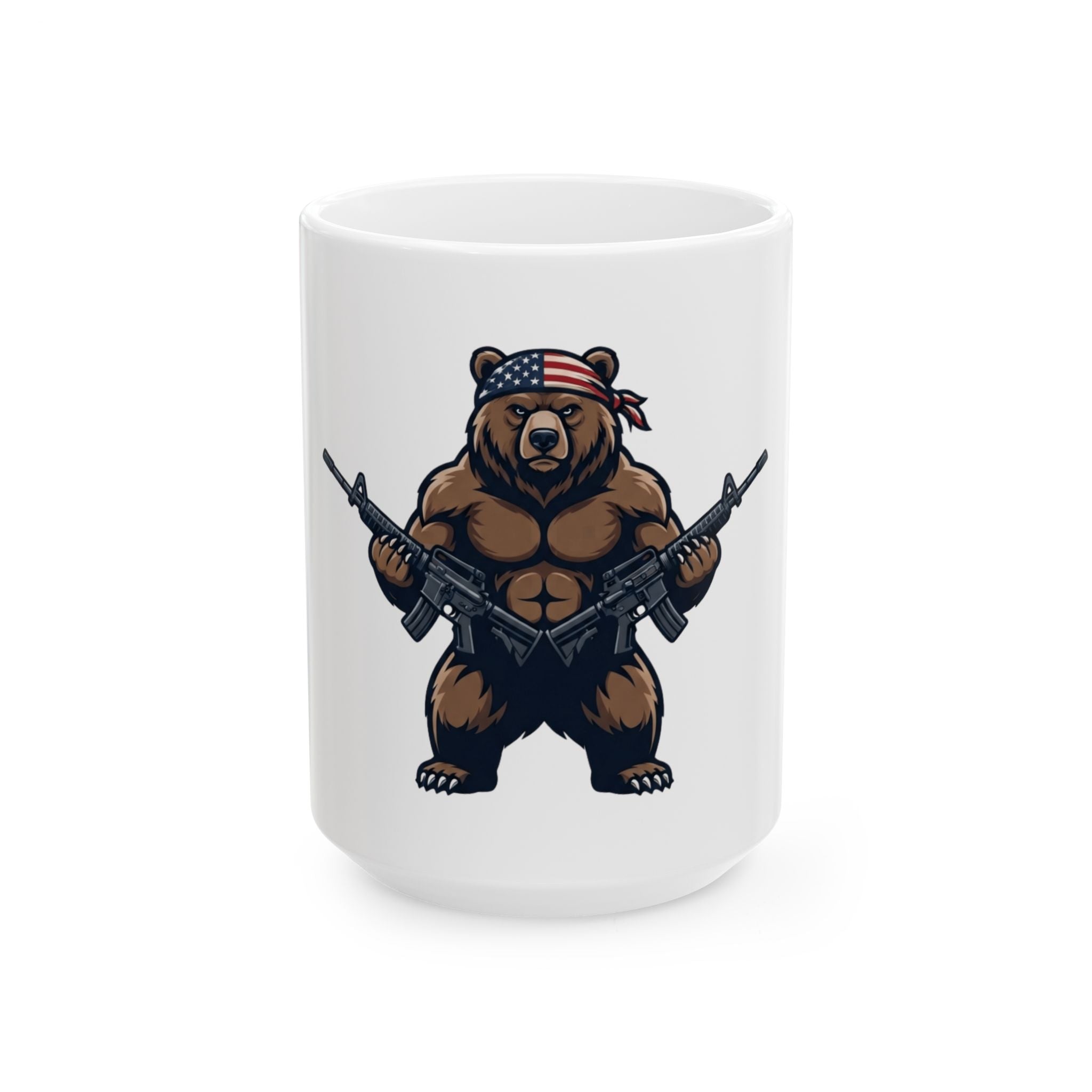 "Right to Arm Bears" White Ceramic Mug — Graphic