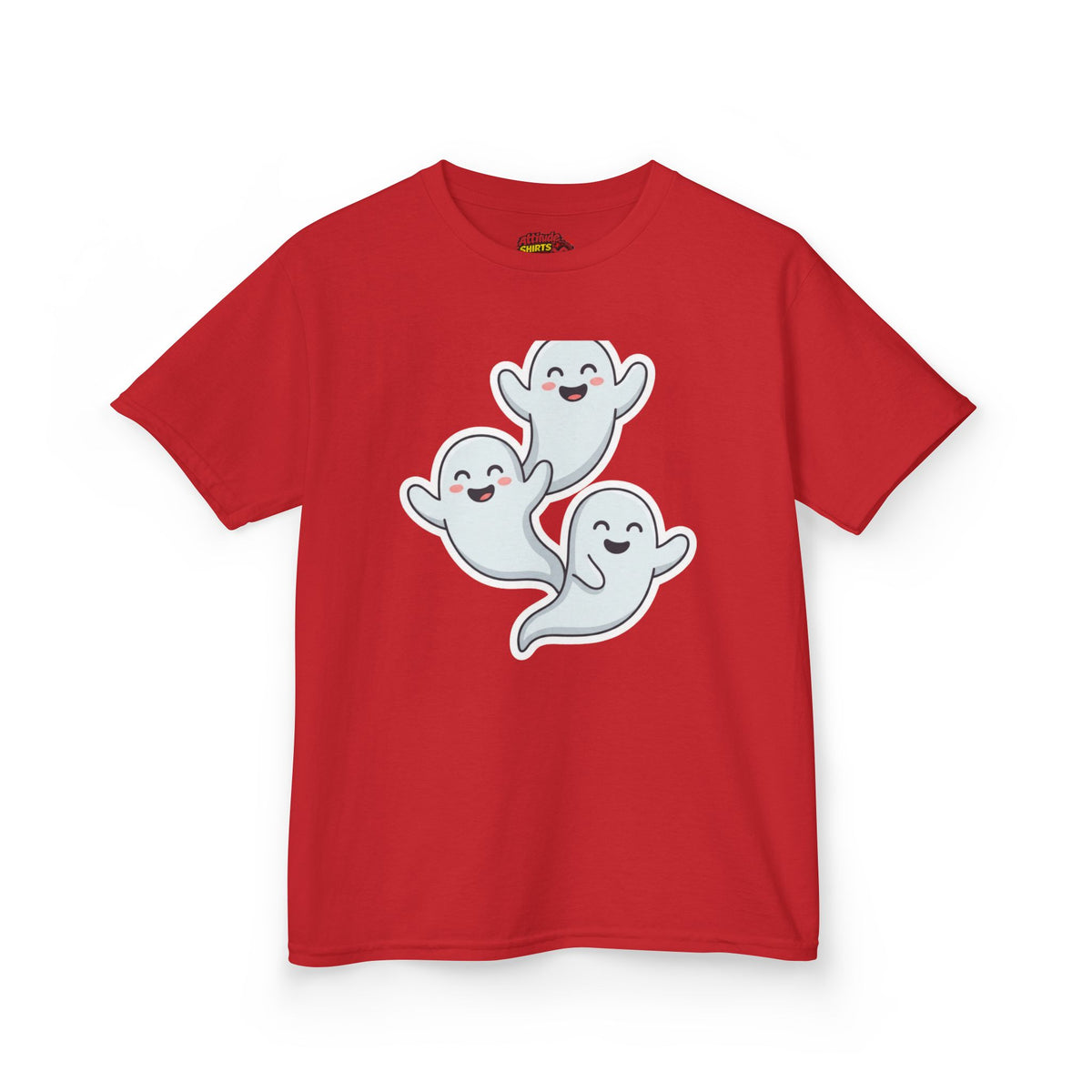 Color: Red | Ghosts Kids Tee