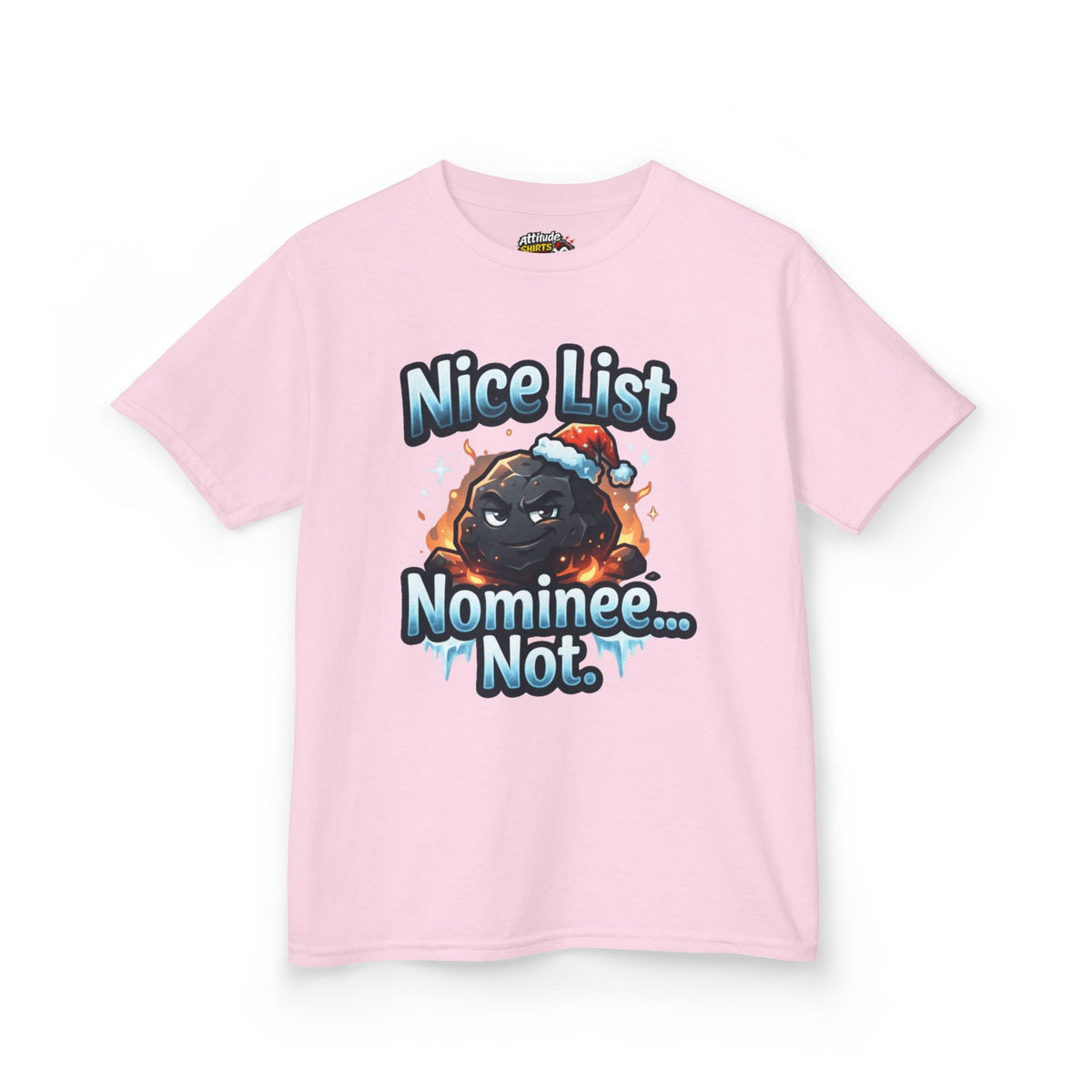 Color: Light Pink | Nice List Nominee Kids Tee
