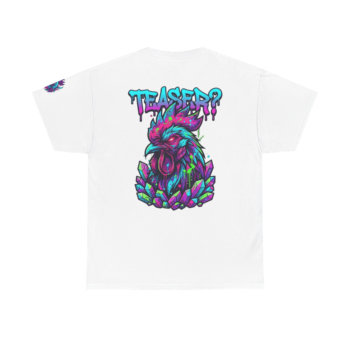 Color: White | Cock Teaser Premium Graphic Tee