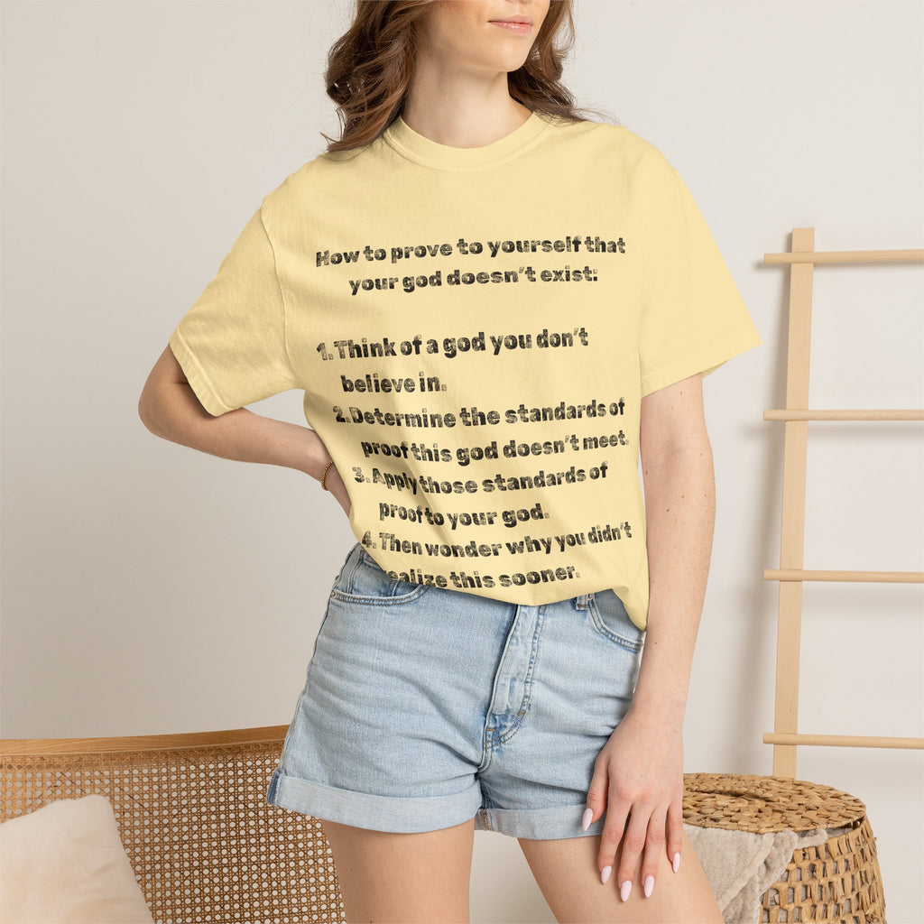 "Divine Double Standard" Unisex Garment-Dyed T-shirt