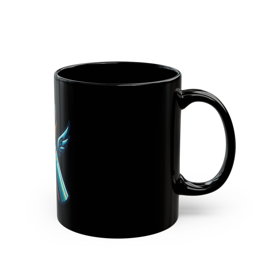 "Drill Baby Drill" Black Ceramic Mug — Graphic