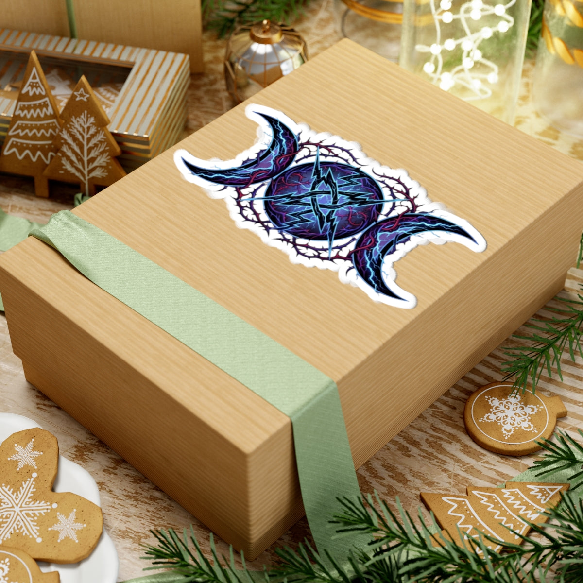 "Triple Goddess Tempest" Sticker — Main