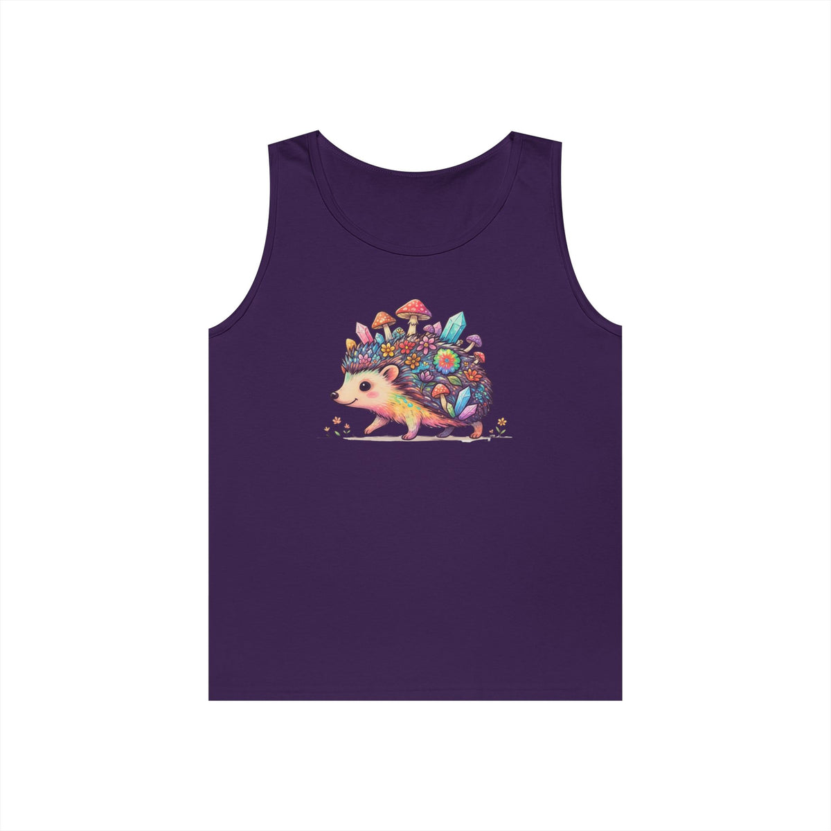 Color: Purple | Hippy Hedgehog Tank Top