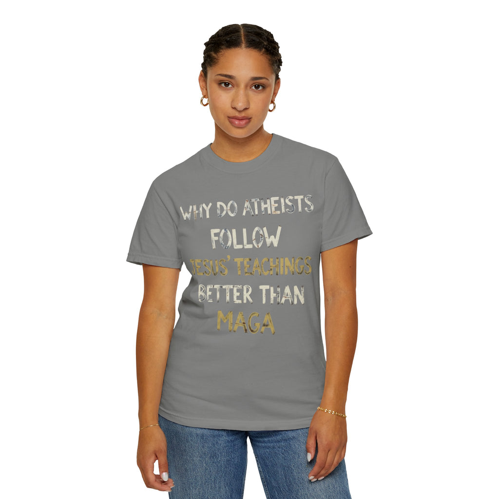 "Jesus Teachings" Unisex Garment-Dyed Tee