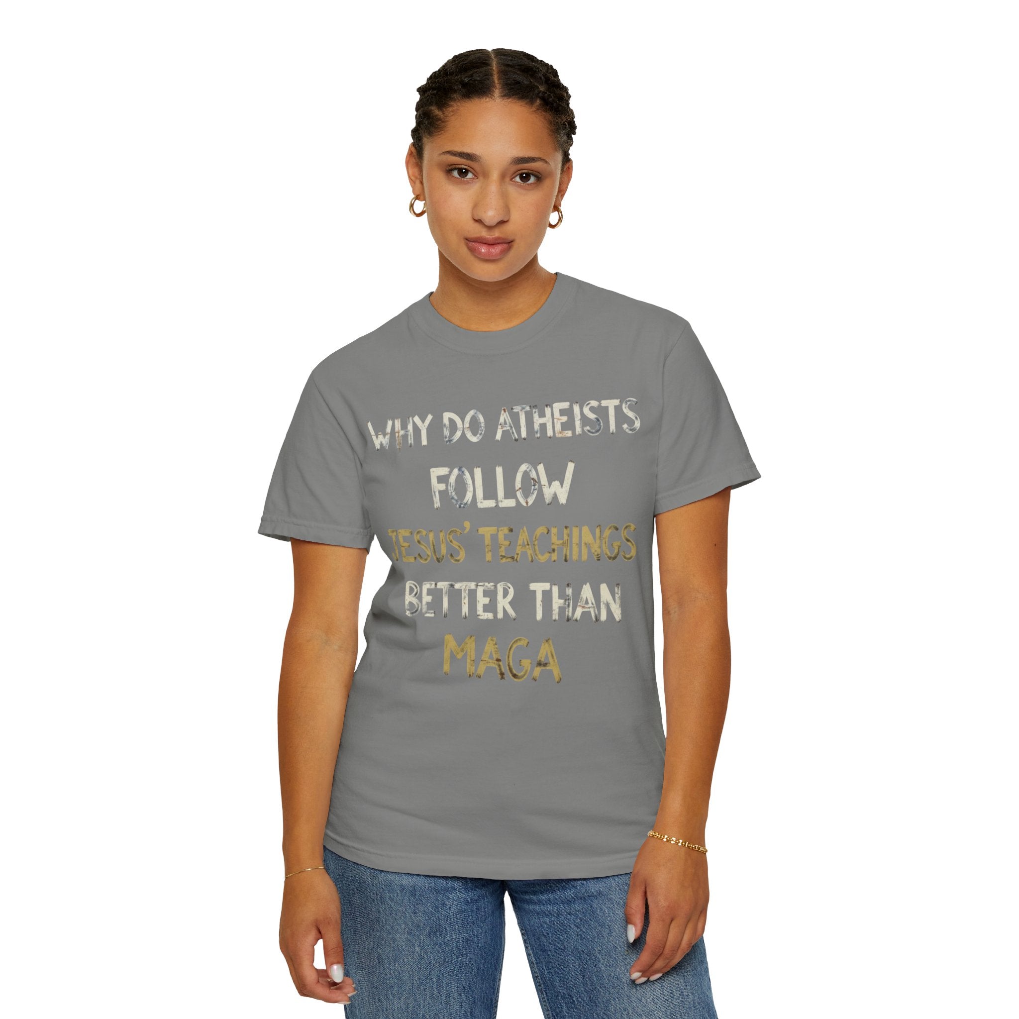 "Jesus Teachings" Unisex Garment-Dyed Tee