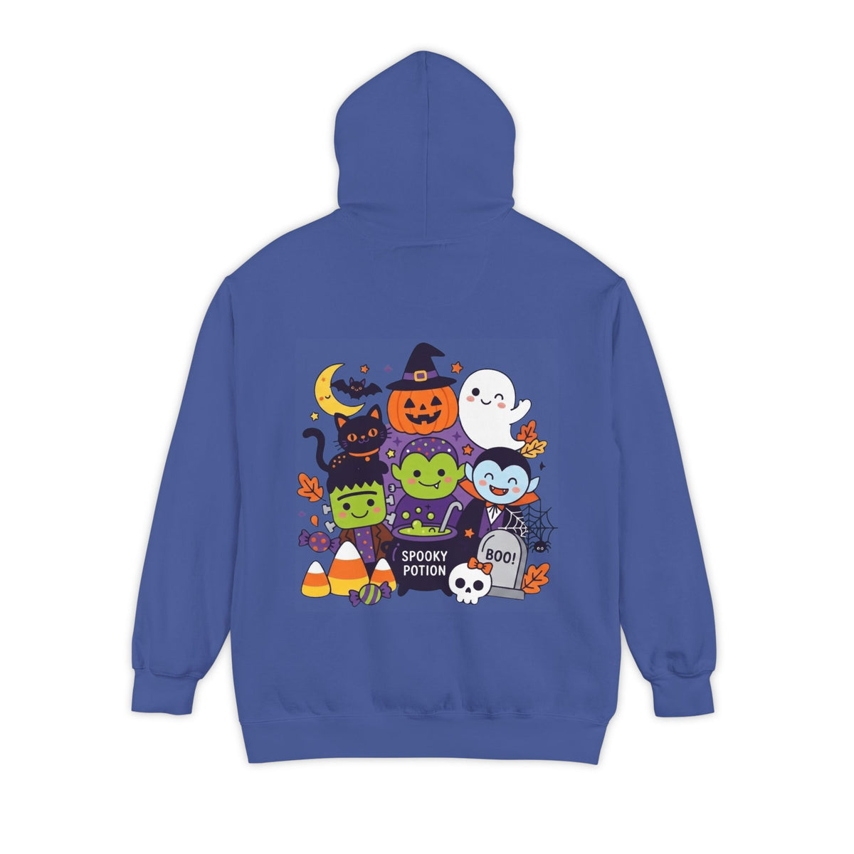 Color: Flo Blue | Spooky Potion Garment-Dyed Hoodie