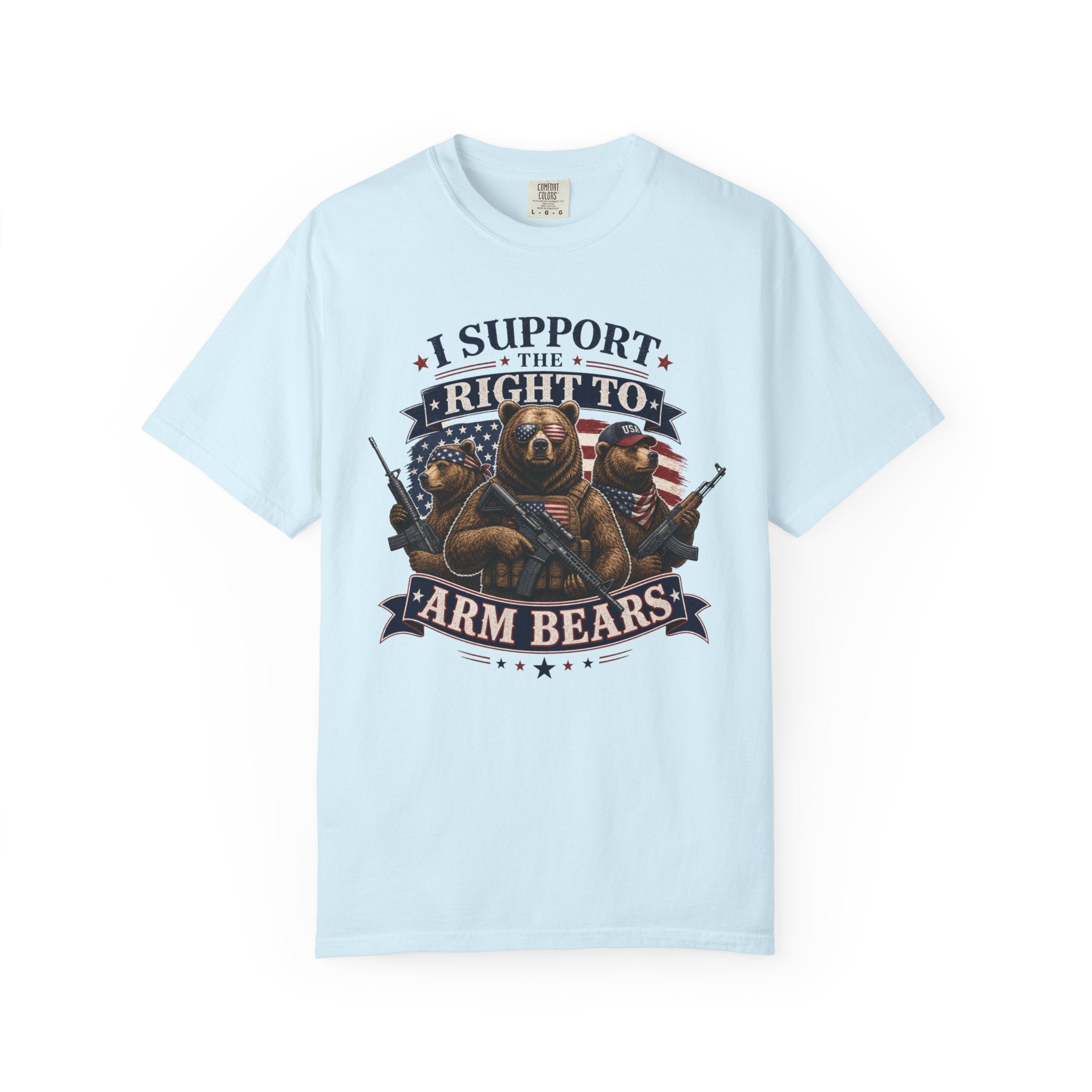 "Armed Bears" Unisex Garment-Dyed Tee