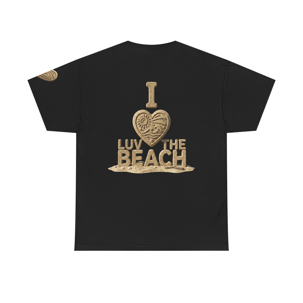 Color: Black | I Luv The Beach Premium Graphic Tee