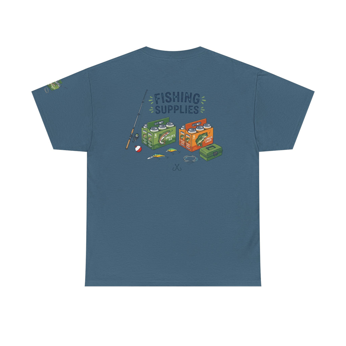 Color: Indigo Blue | Fishing Supplies Premium Graphic Tee