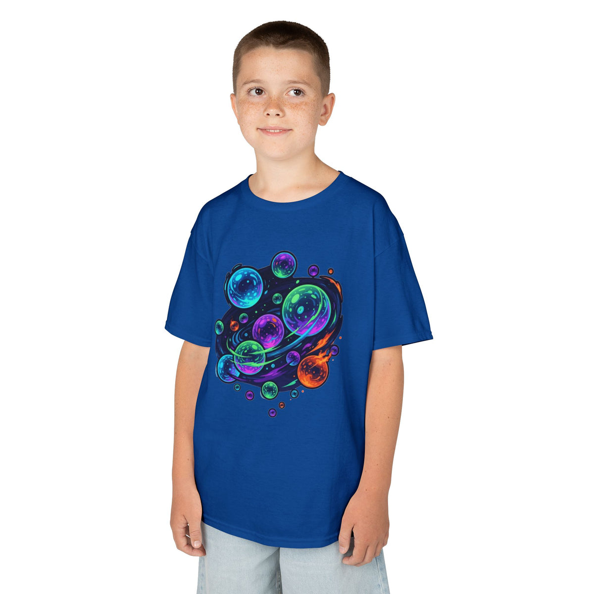Color: Royal | MinMin Lights (Australian Folklore) Kids Tee