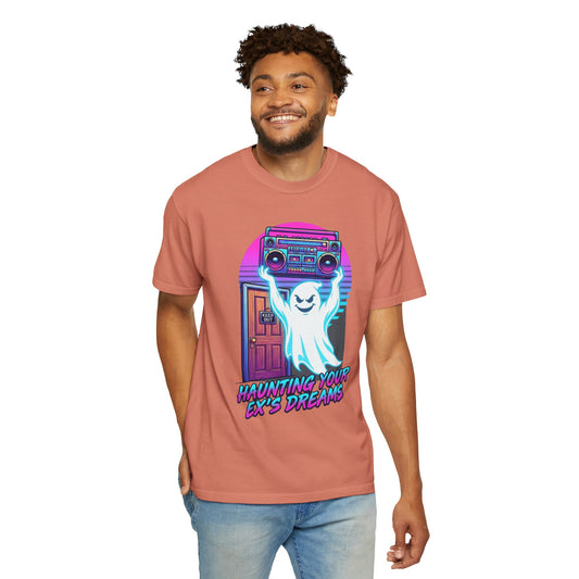 "Haunting Your Ex's Dreams" Unisex Garment-Dyed Tee